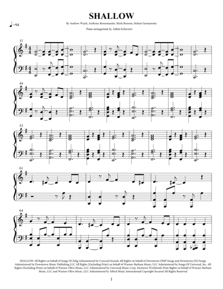 Shallow (arr. Aldrin Echeverri)