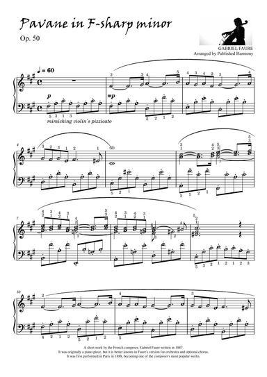 Pavane (arr. Published Harmony)