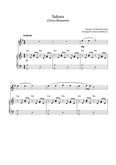 Sakura (arr. Kaiserin Rebecca)
