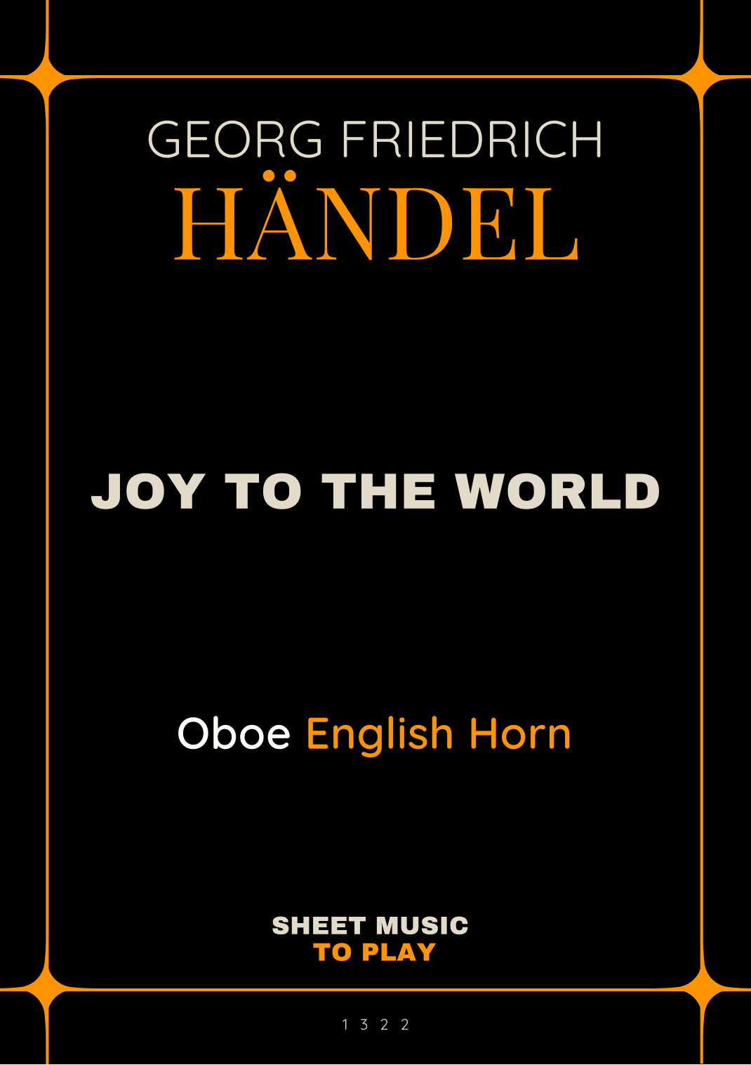 Joy To The World - Oboe and English Horn (Full Score and Parts) (arr. César Madeira)