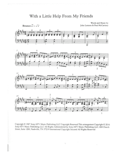 With A Little Help From My Friends (arr. Robert Blond)