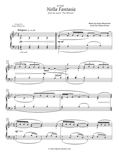 Nella Fantasia (arr. ElysiumSoundscapes)