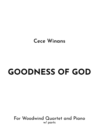 Goodness Of God (arr. Jireh J.)