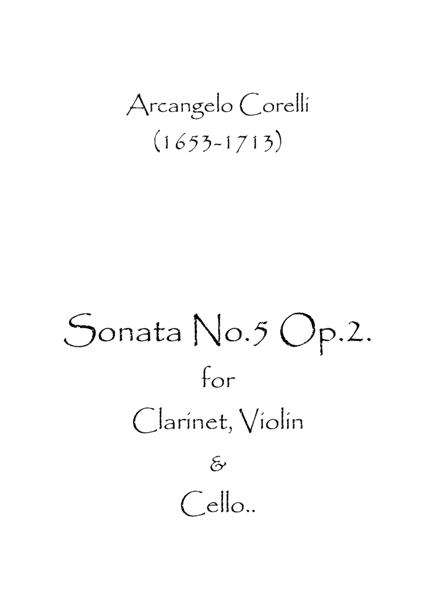 Sonata No.5 Op.2 (arr. Spence Bundy)