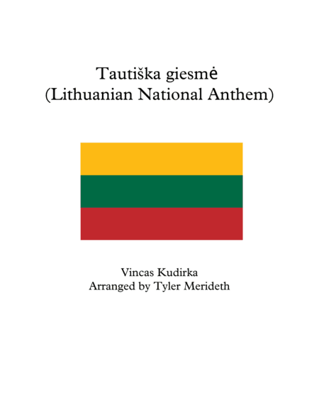 Tautiška giesme (arr. Tyler Merideth)