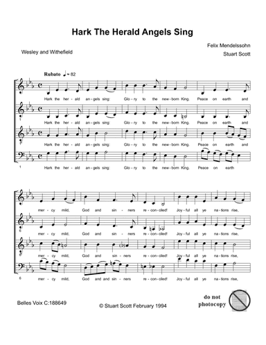 Hark The Herald Angels Sing (arr. Stuart Scott)