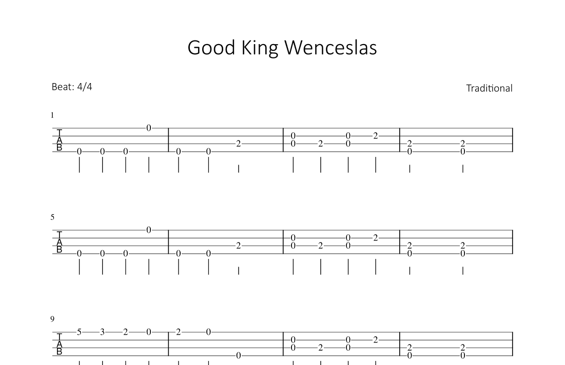 Good Kind Wencesla (arr. Bettina Schipp)