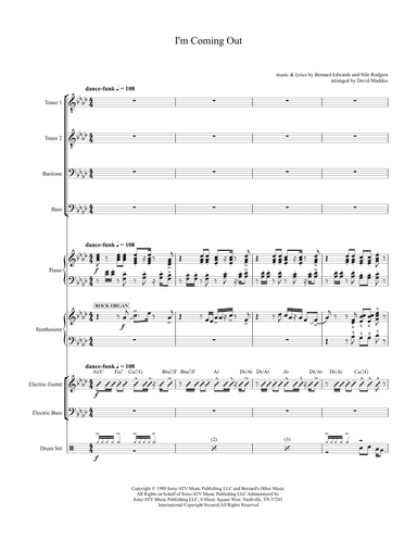 I'm Coming Out (arr. David Maddux)