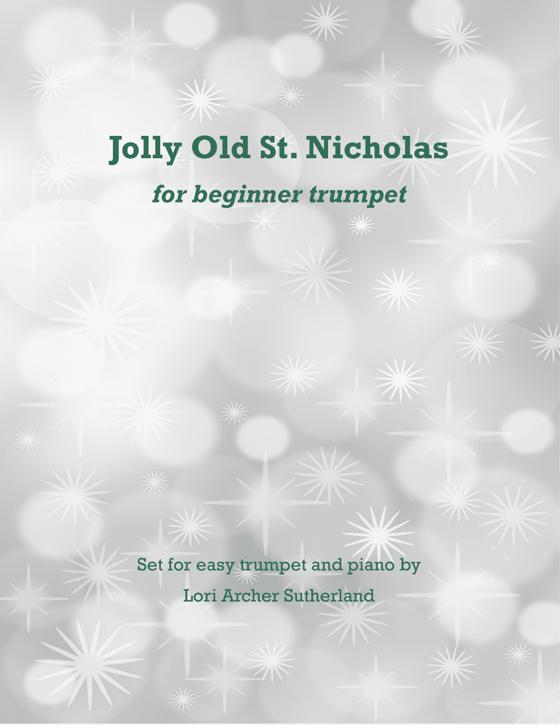 Jolly Old St. Nicholas (arr. Lori Archer Sutherland)