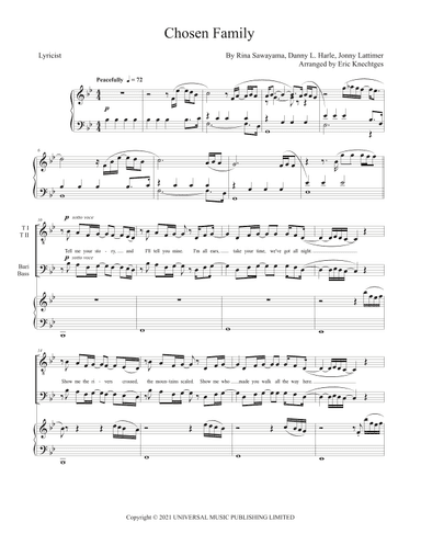 Chosen Family (with Elton John) (arr. Eric Knechtges)