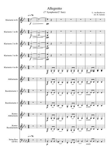 Allegretto (arr. R. Sarlette)