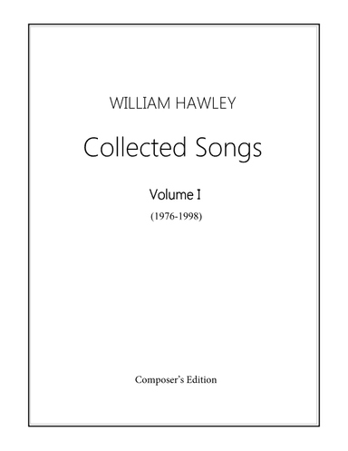 Collected Songs, Volume I (1976-1998)