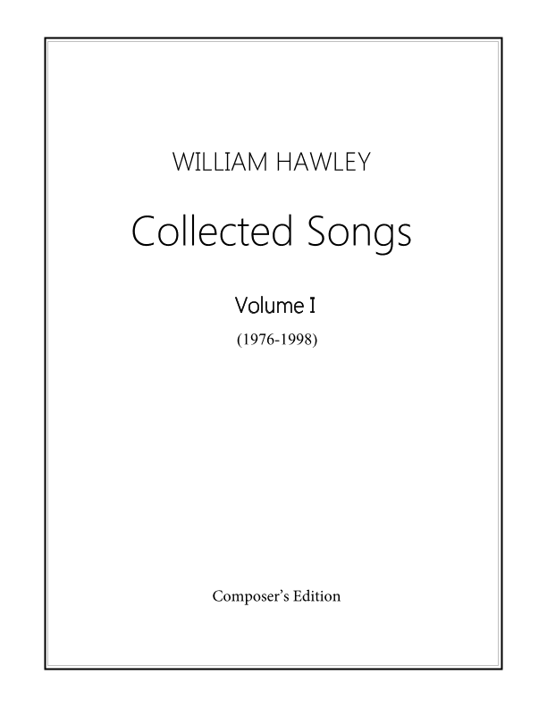 Collected Songs, Volume I (1976-1998)