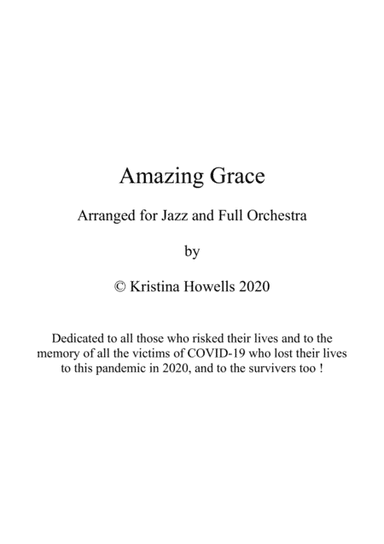 Amazing Grace (arr. Kristina Howells)
