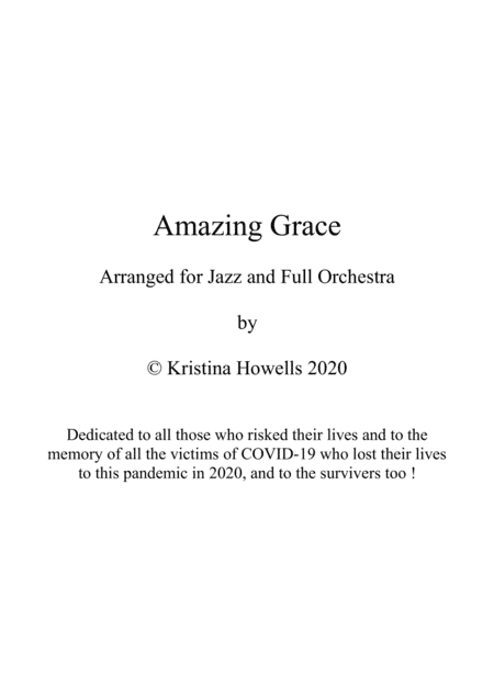 Amazing Grace (arr. Kristina Howells)