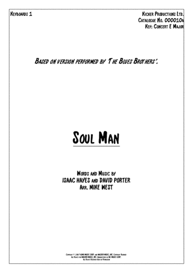 Soul Man (arr. Mike West)