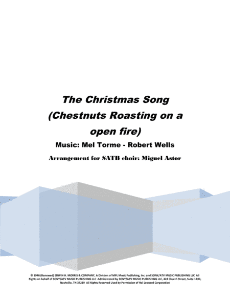 The Christmas Song (Chestnuts Roasting On An Open Fire) (arr. Miguel Astor)