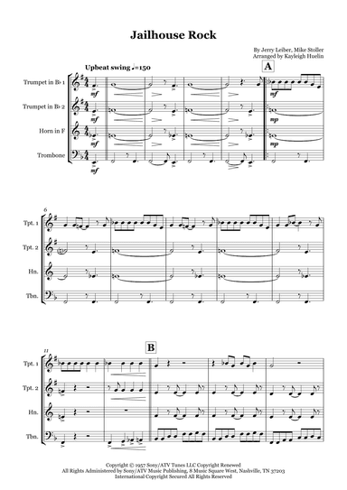 Jailhouse Rock (arr. Kayleigh Huelin)