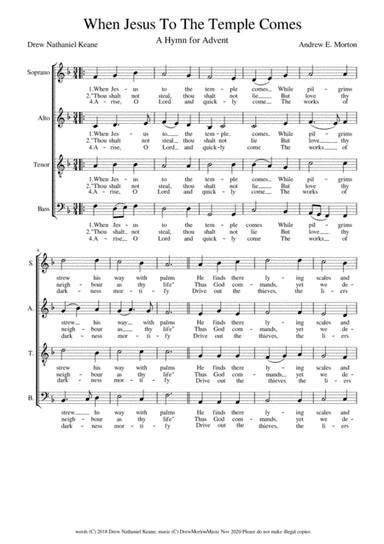 When Jesus To The Temple Comes