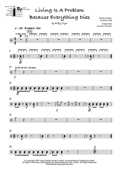 Living Is A Problem Because Everything Dies (arr. Andy Thurston)