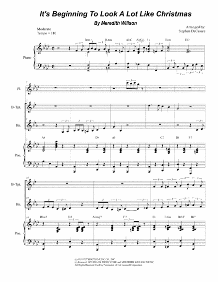 It's Beginning To Look Like Christmas (arr. Stephen DeCesare)
