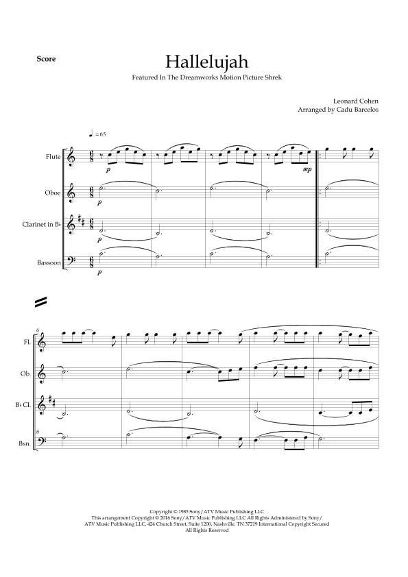 Hallelujah (arr. Cadu Barcelos)