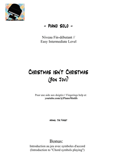 Christmas Isn't Christmas (arr. Joe Forget)