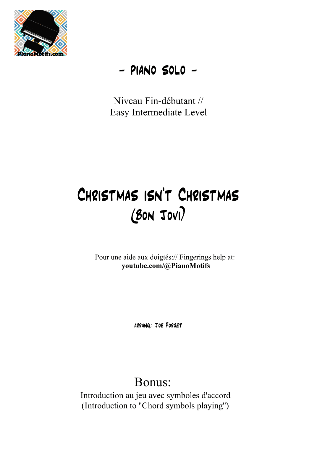 Christmas Isn't Christmas (arr. Joe Forget)