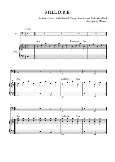 Still D.r.e. (arr. Milanov)