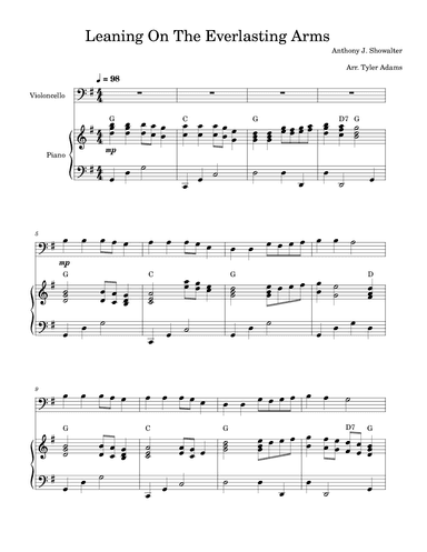 Leaning On The Everlasting Arms (arr. Tyler Adams)
