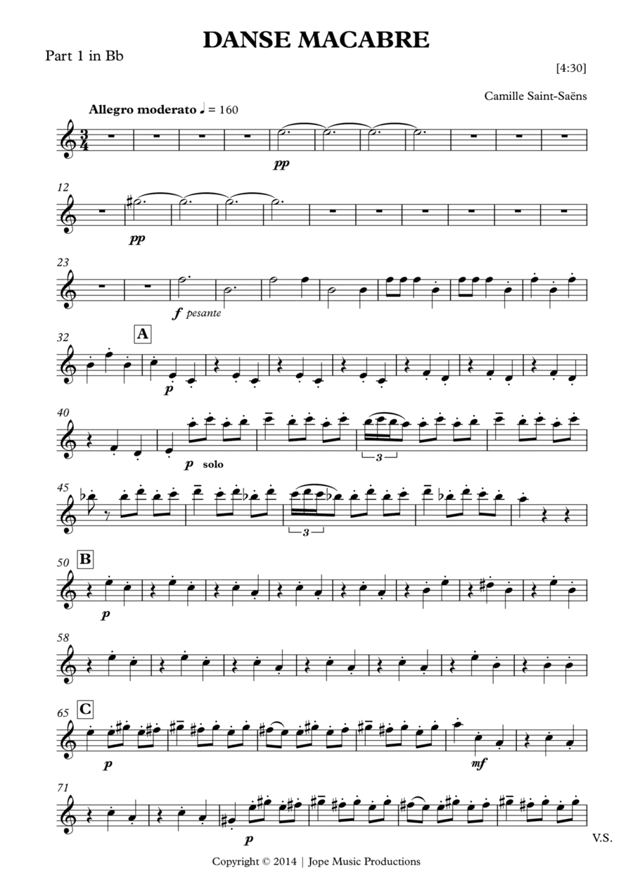 Danse Macabre - Saint-Saëns (arr. Jope)