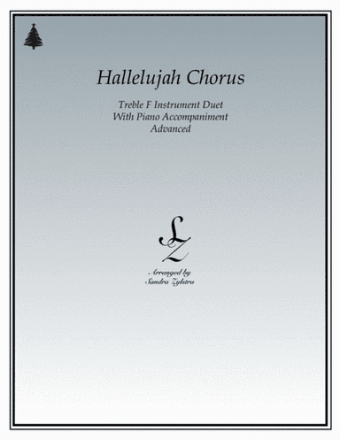 Hallelujah Chorus (treble F instrument duet) (arr. sandra dee zylstra)