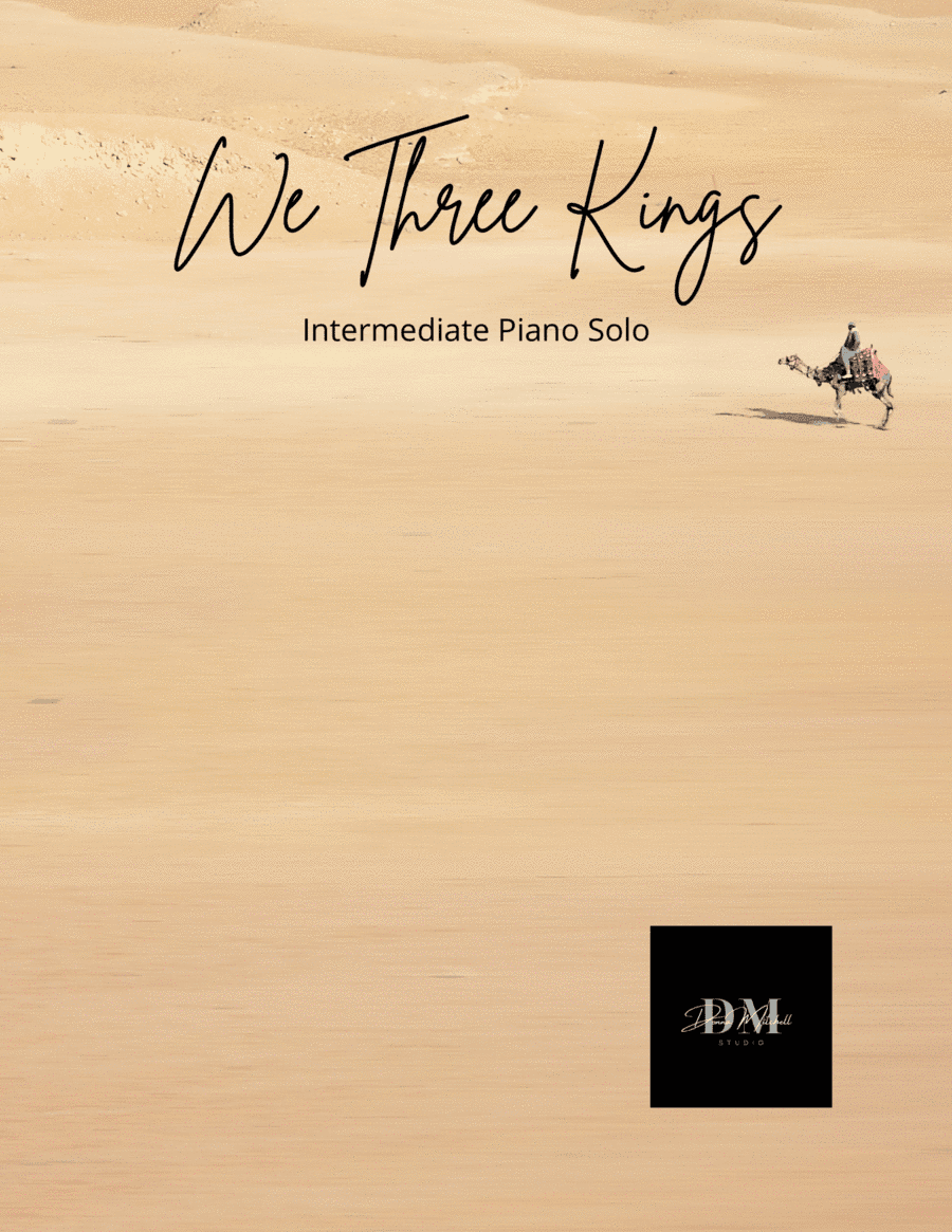 We Three Kings Intermediate Piano Solo (arr. Donna Mitchell)