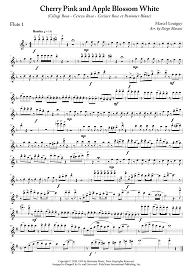 Cherry Pink And Apple Blossom White (arr. Diego Marani)