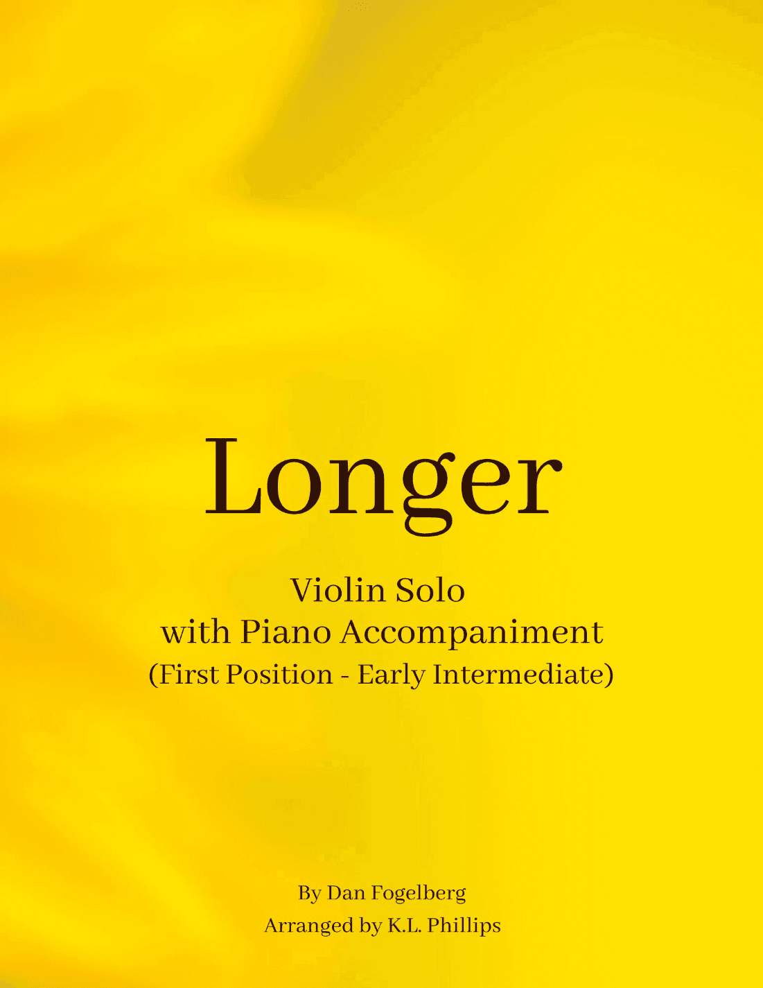 Longer (arr. K.L. Phillips)