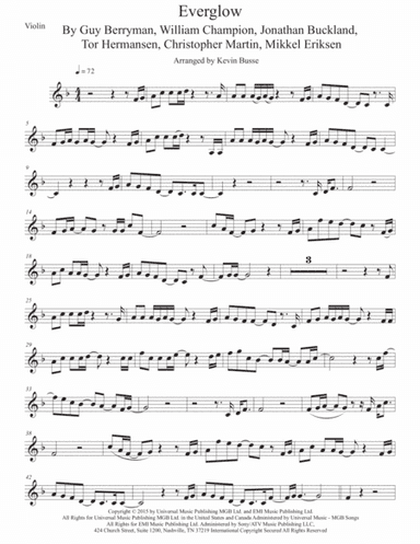 Everglow (arr. Kevin Busse)