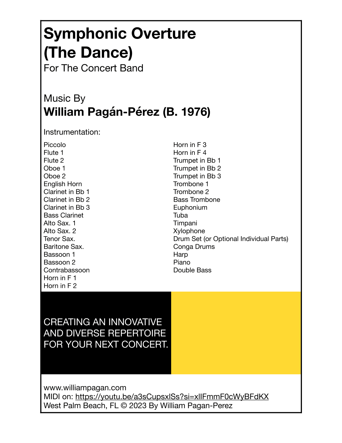 Symphonic Overture (The Dance)