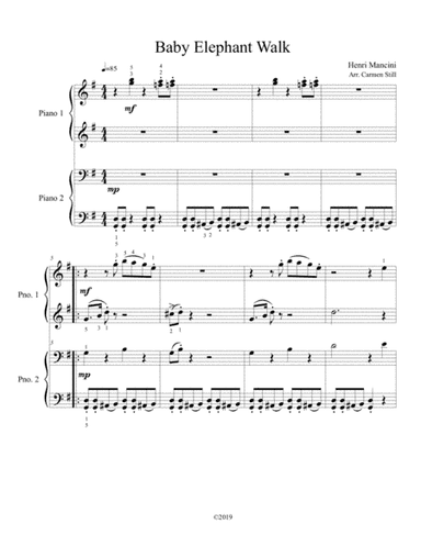 Baby Elephant Walk (arr. Carmen Still)