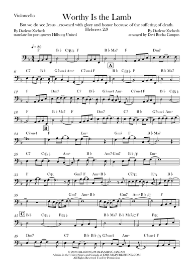 Worthy Is The Lamb (arr. Davi Rocha Campos)