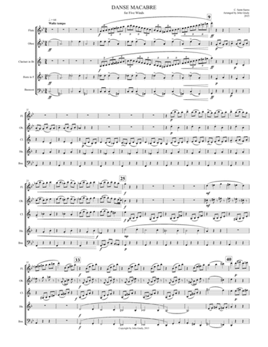 Danse Macabre (arr. John Grady)
