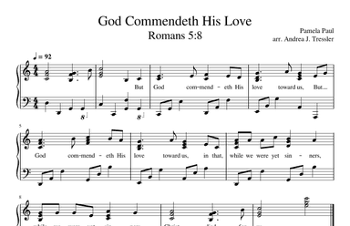 God Commendeth His Love (Romans 5:8)