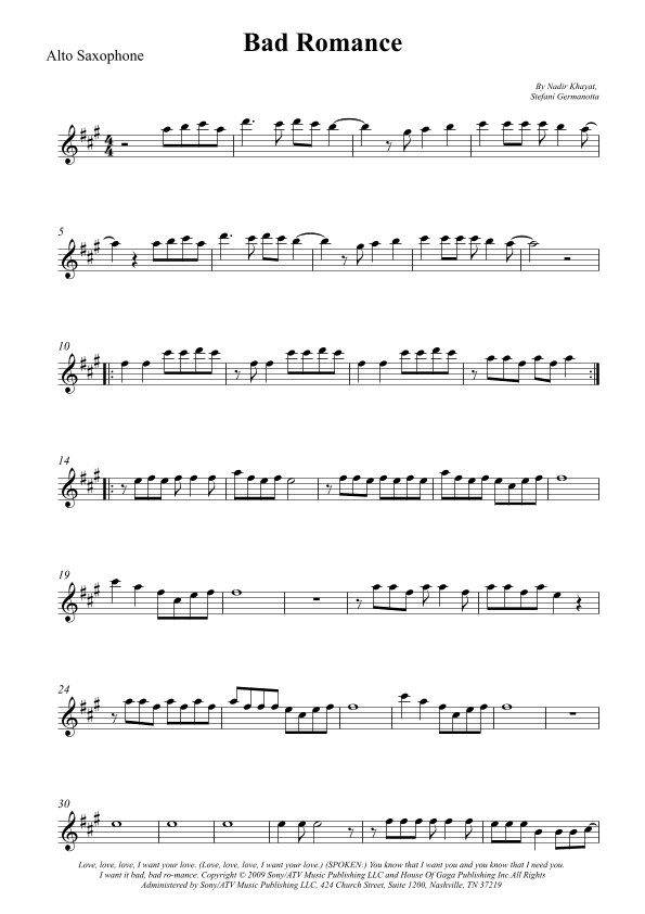 Bad Romance (arr. Wesley S. SIlva)