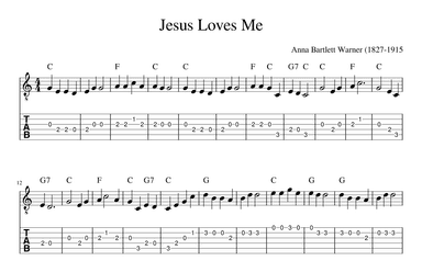 Jesus loves me. (arr. Terry Kuhns)