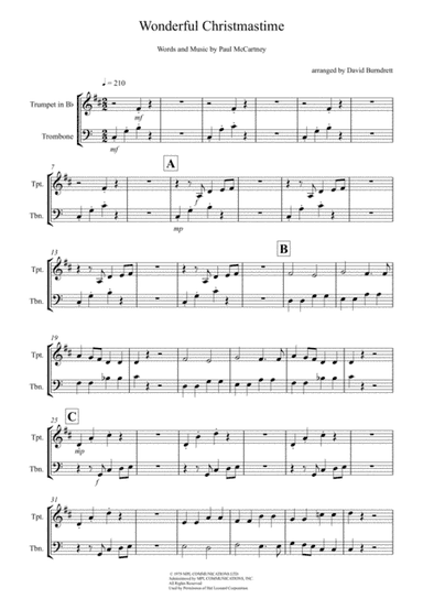 Wonderful Christmastime (arr. David Burndrett)