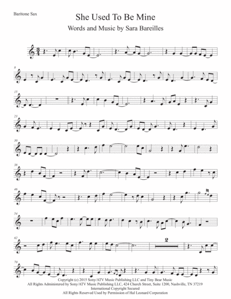 She Used To Be Mine from WAITRESS THE MUSICAL (arr. Kevin Busse)
