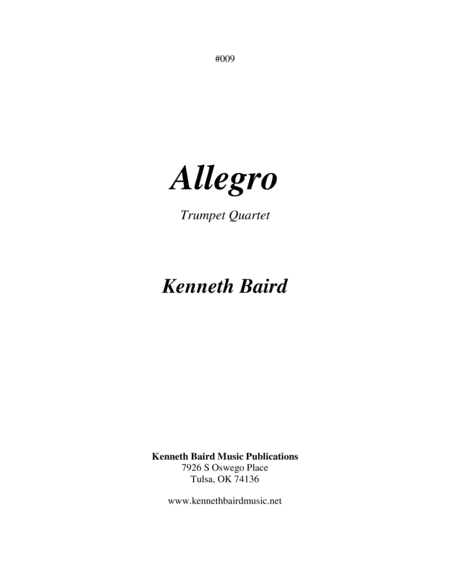 Allegro (Quartet for Trumpets)