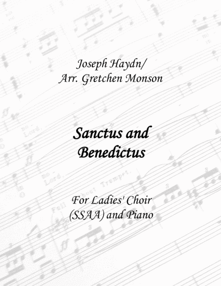 Sanctus and Benedictus (arr. Gretchen Monson)