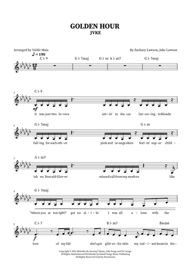 Golden Hour (arr. Valdir Maia)