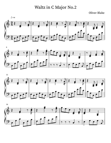 Waltz in C Major No.2