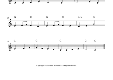 Ode To Joy - For Ukulele (C Major - with Chords) (arr. Yuri Noronha)